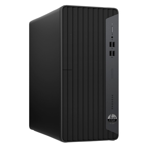Компьютер HP ProDesk 400 G7, Intel Core i3 10100, DDR4 8ГБ, 256ГБ(SSD), Intel UHD Graphics 630, DVD-RW, CR, Windows 10 Professional, черный [11m77ea]