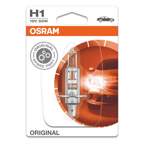 Лампа автомобильная галогенная Osram 64150-01B, H1, 12В, 55Вт, 1шт