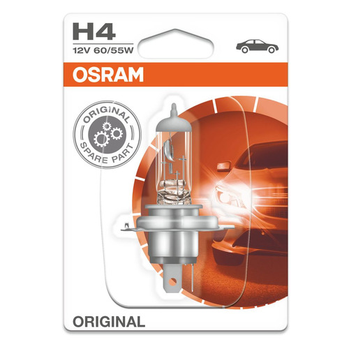 Лампа автомобильная галогенная Osram 64193-01B, H4, 12В, 60Вт, 3200К, 1шт