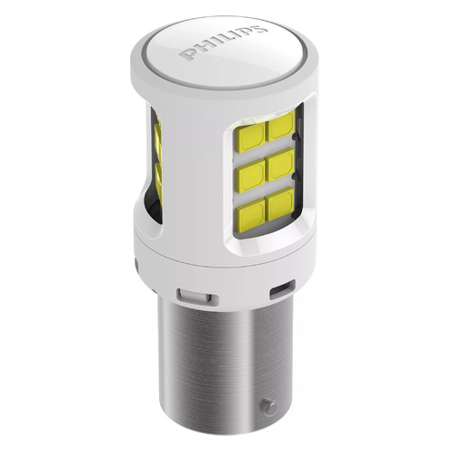 Лампа автомобильная светодиодная Philips 11498ULWX2, P21W, 12В, 6000К, 2шт