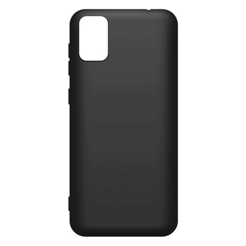 Чехол (клип-кейс) BORASCO Silicone case, для ZTE Blade A31, черный (матовый) [40269]