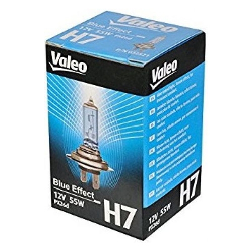 Лампа автомобильная галогенная VALEO 32521, H7, 12В, 55Вт, 5000К, 1шт