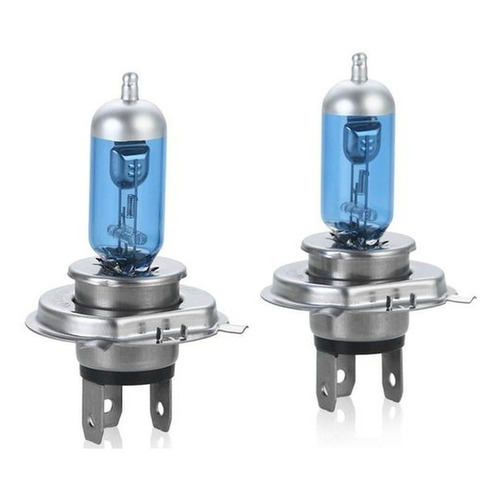 Лампа автомобильная галогенная CLEARLIGHT MLH4WL, H4, 12В, 55Вт, 4300К, 2шт