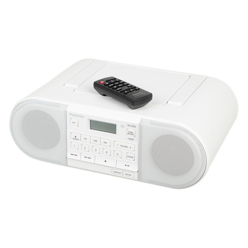 Аудиомагнитола Panasonic RX-D550GS-W, белый