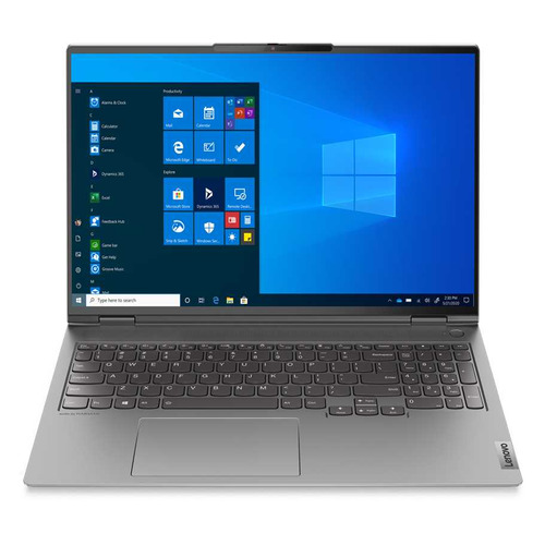 Ноутбук Lenovo Thinkbook 16p G2 ACH, 16", IPS, AMD Ryzen 5 5600H 3.3ГГц, 16ГБ, 512ГБ SSD, NVIDIA GeForce RTX 3060 для ноутбуков - 6144 Мб, Windows 10 Professional, 20YM0008RU, серый