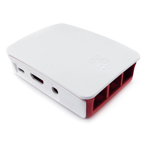 Корпус Raspberry 909-8132 белый/красный для Raspberry Pi 3 Model B/B+