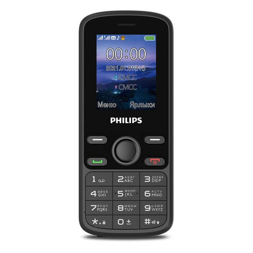 Сотовый телефон Philips Xenium E111, черный