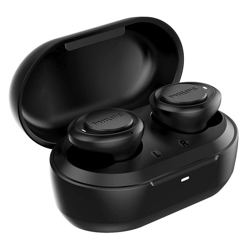 Гарнитура Philips TAT1215BK/10, Bluetooth, вкладыши, черный