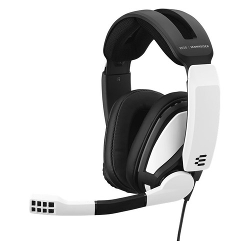 Гарнитура игровая EPOS GSP 301, для компьютера и игровых консолей, накладные, белый / черный [1000240]