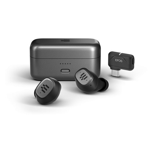 Гарнитура игровая EPOS GTW 270 Hybrid, для компьютера и игровых консолей, вкладыши, bluetooth, черный [1000230]