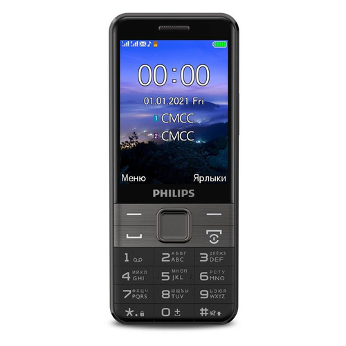 Сотовый телефон Philips Xenium E590, черный