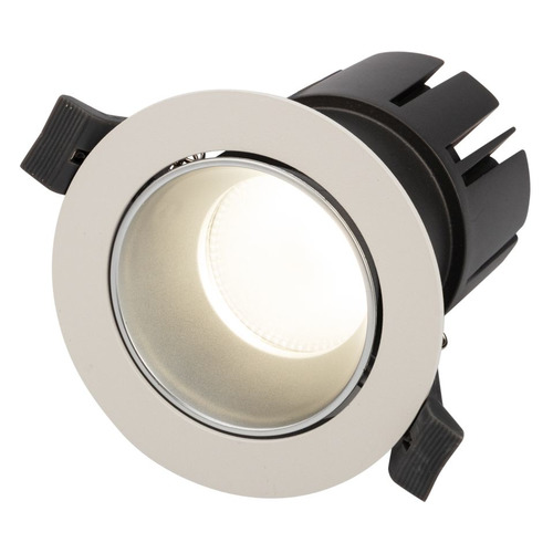 Точечный светильник REXANT Horeca Dark Light, 12Вт, х 1шт, встраиваемый, настенный, серебристый/белый [615-1003]