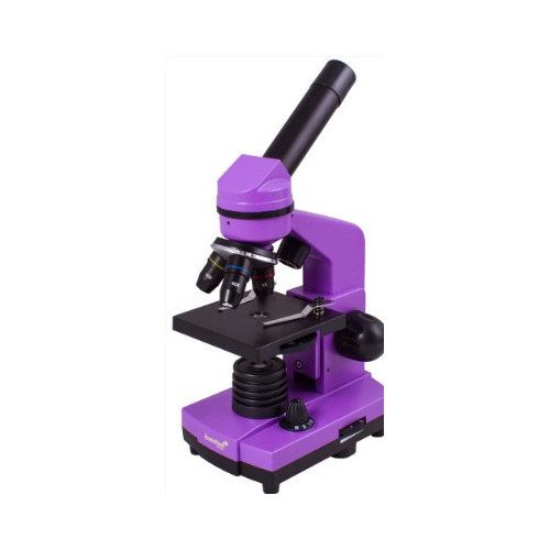 Микроскоп Levenhuk Rainbow 2L Amethyst монокуляр 40400x на 3 объек. фиолетовый/черный