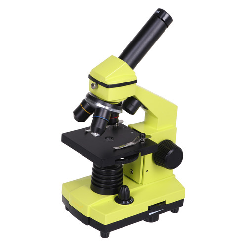 Микроскоп Levenhuk Rainbow 2L Plus монокуляр 64640x на 3 объек. желтый/черный