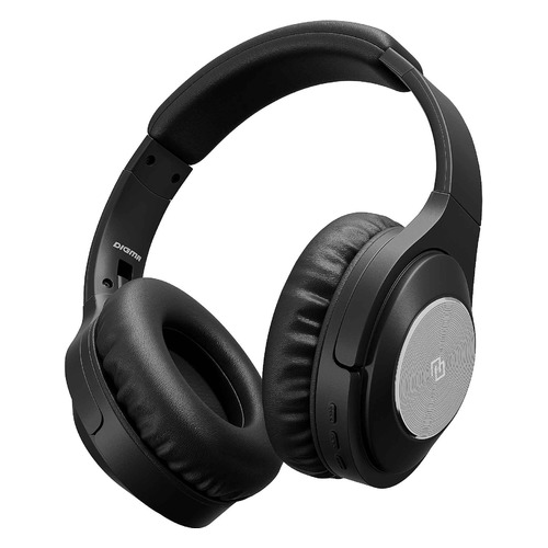 Гарнитура Digma BT-20 ANC, Bluetooth, накладные, черный [bt20]