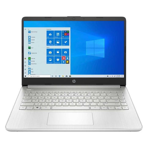Ноутбук HP 14s-fq0093ur, 14", IPS, AMD Ryzen 3 3250U 2.6ГГц, 8ГБ, 256ГБ SSD, AMD Radeon , Windows 10 Home, 3C8M3EA, серебристый