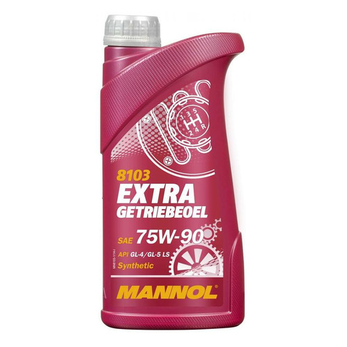Масло трансмиссионное синтетическое MANNOL EXTRA, 75W-90, 1л [1304]