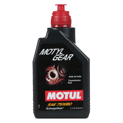 Масло трансмиссионное синтетическое MOTUL Motylgear, 75W-80, 1л [105782]
