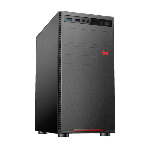 Компьютер iRU Home 613, Intel Core i3 10100F, DDR4 16ГБ, 240ГБ(SSD), NVIDIA GeForce GT710 - 1024 Мб, Windows 10 Home, черный [1552416]
