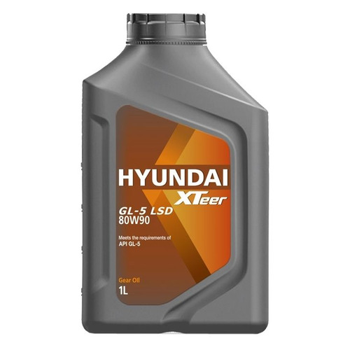 Масло трансмиссионное синтетическое HYUNDAI XTEER Gear Oil-5 LSD, 80W-90, 1л [1011034]