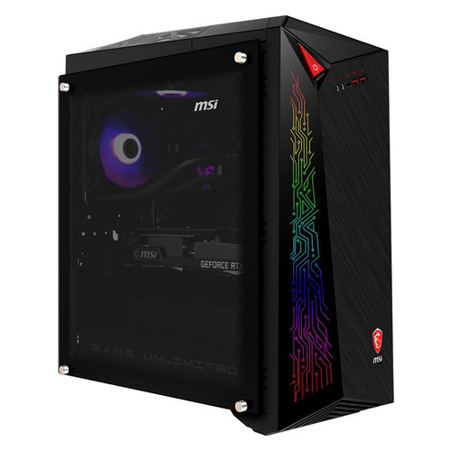 Компьютер MSI Infinite X 11TD-1065RU, Intel Core i7 11700K, DDR4 32ГБ, 2ТБ(SSD), NVIDIA GeForce RTX 3070 - 8192 Мб, Windows 10 Home, черный [9s6-b91661-1065]