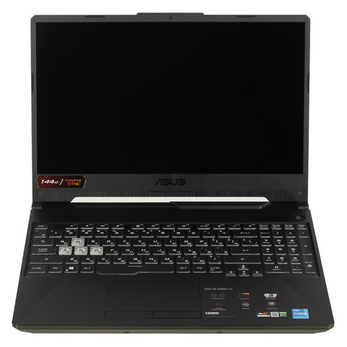 Ноутбук ASUS TUF Gaming F15 FX506HCB-HN1138, 15.6", Intel Core i5 11400H 2.7ГГц, 8ГБ, 512ГБ SSD, NVIDIA GeForce RTX 3050 для ноутбуков - 4096 Мб, noOS, 90NR0723-M04800, серый