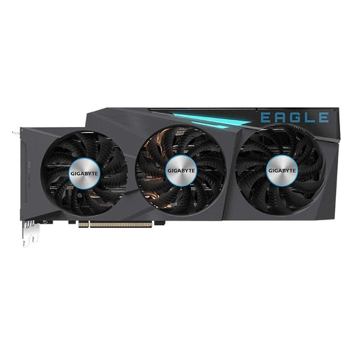 Видеокарта GIGABYTE NVIDIA GeForce RTX 3080, GV-N3080EAGLE OC-10GD 2.0 LHR, 10ГБ, GDDR6X, OC, LHR, Ret