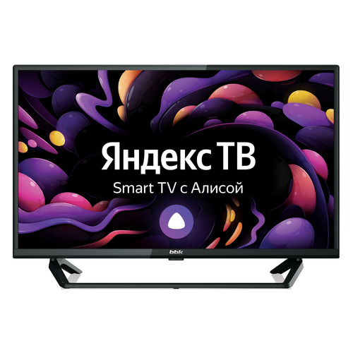 Телевизор BBK 32LEX-7253/TS2C, Яндекс.ТВ, 32", HD READY, черный