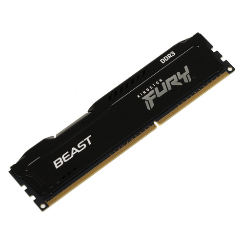 Модуль памяти Kingston Fury Beast Black KF316C10BB/4 DDR3 - 4ГБ 1600, DIMM, Ret