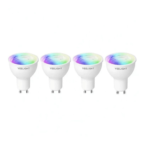 Умная лампа Yeelight Essential W1 GU10 4.5Вт 350lm Wi-Fi (упак.:4шт) (YGYC0120004WTEU)
