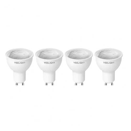 Умная лампа Yeelight Essential W1 GU10 4.5Вт 350lm Wi-Fi (упак.:4шт) (YGYC0120005WTEU)