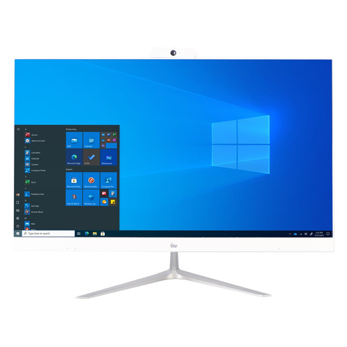 Моноблок iRU Office P2320P, 23.8", AMD Ryzen 5 PRO 2400GE, 8ГБ, 240ГБ SSD, AMD Radeon RX Vega 11, Windows 10 Professional, белый [1561446]