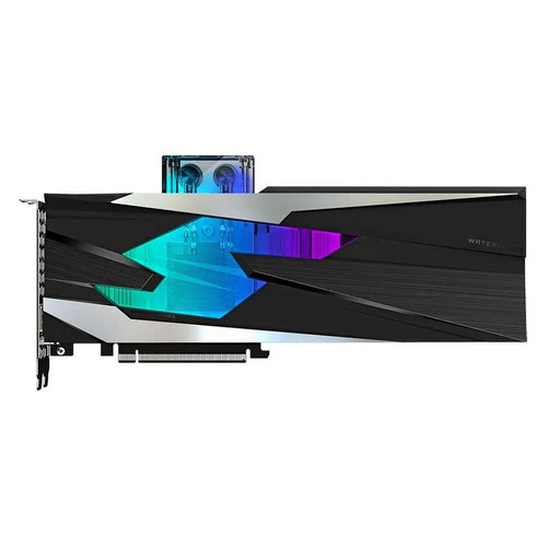 Видеокарта GIGABYTE NVIDIA GeForce RTX 3080, GV-N3080GAMINGOC WB-10GD 2.0 LHR, 10ГБ, GDDR6X, OC, LHR, Ret