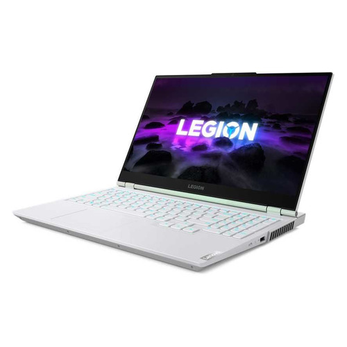 Ноутбук Lenovo Legion 5 15ACH6A, 15.6", IPS, AMD Ryzen 7 5800H 3.2ГГц, 16ГБ, 1ТБ SSD, AMD Radeon Rx 6600M - 8192 Мб, noOS, 82NW001ARK, белый