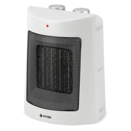 Тепловентилятор Vitek VT-2063, 1800Вт, белый, черный [2063-vt-01]