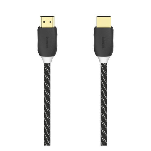 Кабель аудио-видео HAMA H-205447, HDMI (m) - HDMI (m) , 3м, GOLD, черный [00205447]