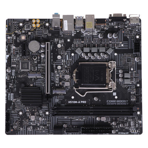 Материнская плата MSI H510M-A PRO, LGA 1200, Intel H510, mATX, Ret