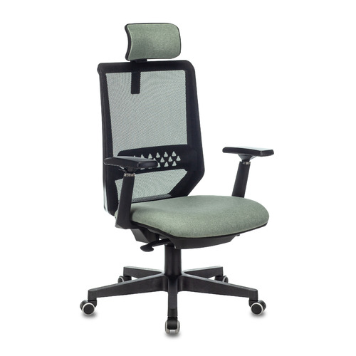 Кресло руководителя Бюрократ EXPERT, на колесиках, сетка/ткань, зеленый [expert green]