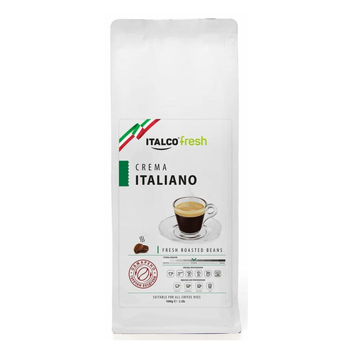 Кофе зерновой ITALCO Crema Italiano, средняя обжарка, 1000 гр [5223]