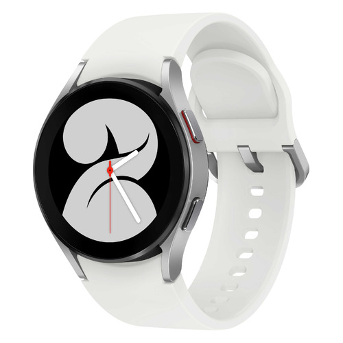 Смарт-часы Samsung Galaxy Watch 4, 40мм, 1.2", серебристый / серебристый [sm-r860nzsacis]