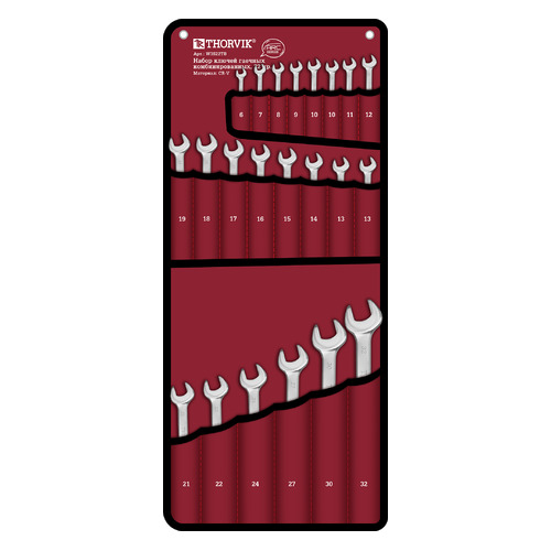 Набор ключей THORVIK W3S22TB, 22 предмета [052609]