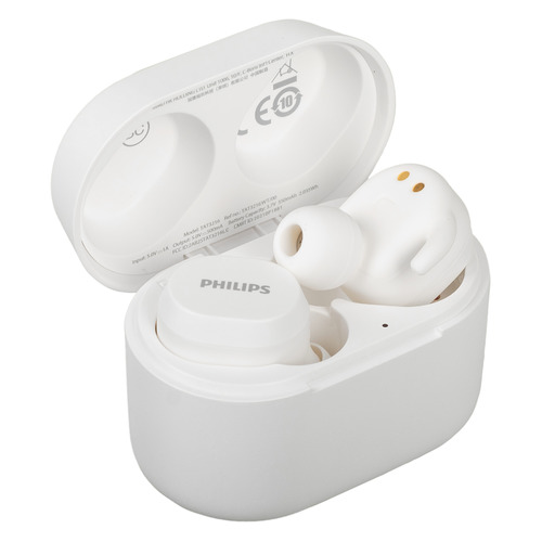 Гарнитура Philips TAT3216WT/00, Bluetooth, вкладыши, белый