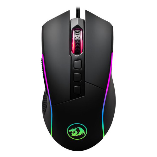 Мышь REDRAGON Lonewolf 2, игровая, оптическая, проводная, USB, черный [77616]