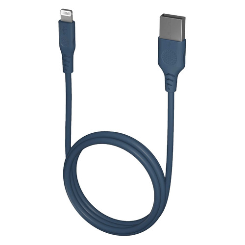 Кабель Vipe, Lightning (m) - USB (m), 1.2м, MFI, в оплетке, 2.4A, синий [vpcblmfipvcblue]