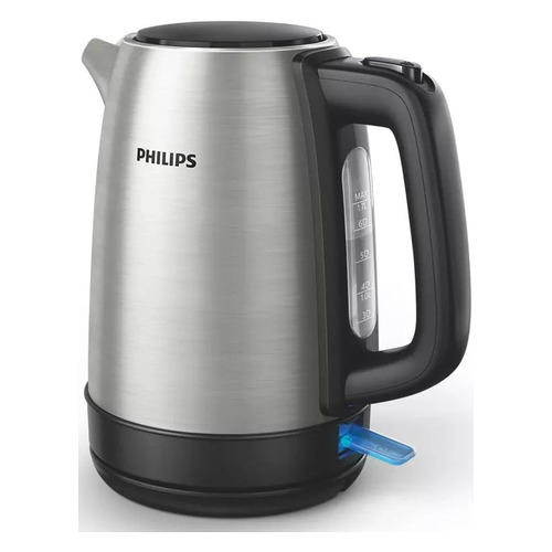 Чайник электрический Philips HD9350/90, 1850Вт, серебристый и черный
