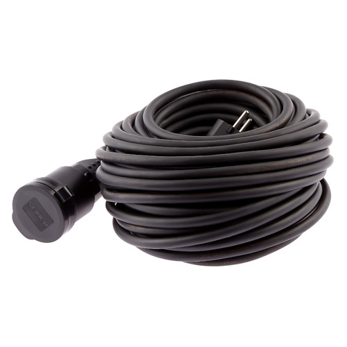 Удлинитель силовой Эра UPx-1e-3x1,5-20m-IP44(KG), розеток 1шт, 3x1.5 кв.мм, 16A, 20м, КГ, без катушки, черный [б0050858]