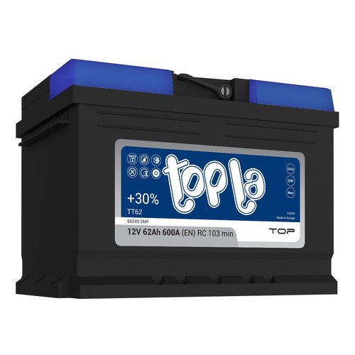 Аккумулятор автомобильный TOPLA TT62 62Ач 600A [118662]