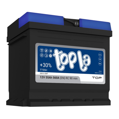 Аккумулятор автомобильный TOPLA TT55H 55Ач 560A [118655]