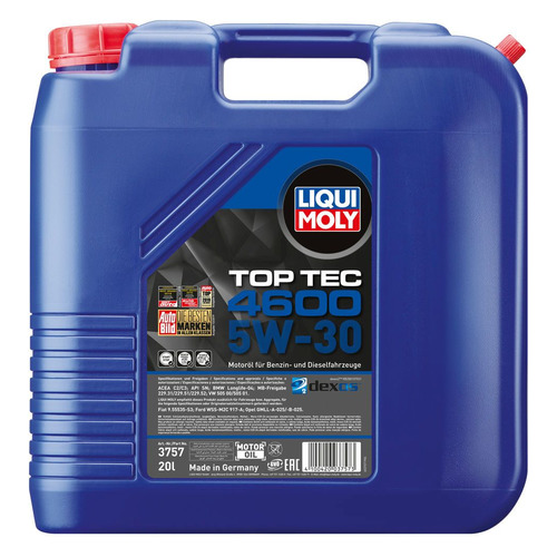 Моторное масло LIQUI MOLY Top Tec 4600 5W-30 20л. синтетическое [3757]