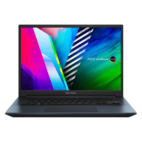 Ноутбук ASUS Vivobook Pro 14 OLED K3400PA-KM046W, 14", Intel Core i5 11300H 3.1ГГц, 8ГБ, 32ГБ Intel Optane, 512ГБ SSD, Intel Iris Xe graphics , Windows 11 Home, 90NB0UY2-M02130, синий